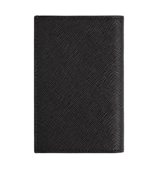 Montblanc Black Card Holder 2Cc for men
