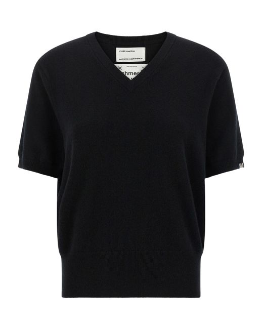 Extreme Cashmere Black V-Neck Sweater