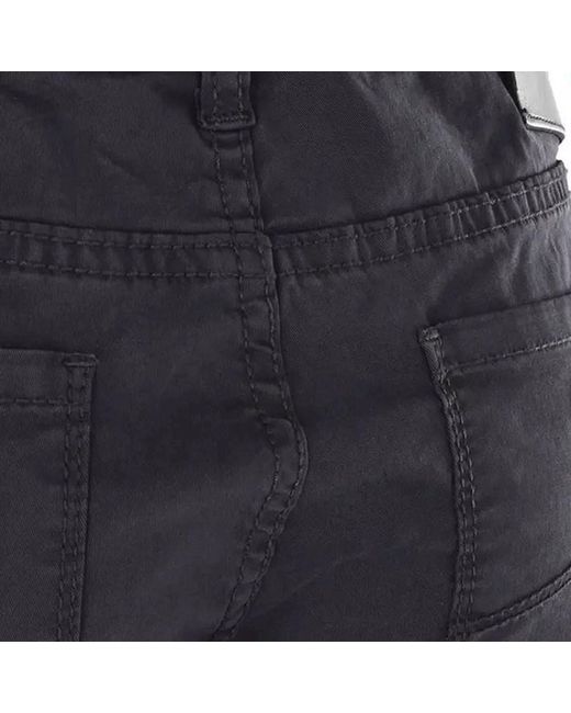 Emporio Armani Blue Logo Details Casual Pants