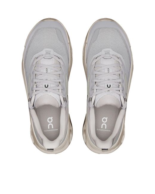 On Shoes Gray Cloudhorizon 2 Mesh Sneakers