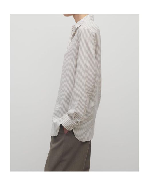 The Row White Vanda Shirt