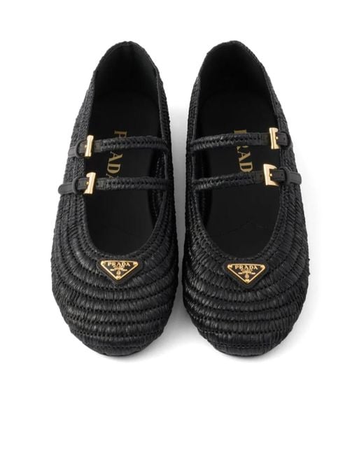 Prada Black Ballerine