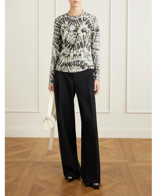 Proenza Schouler Multicolor Mia Tie-Dyed Cotton-Jersey T-Shirt