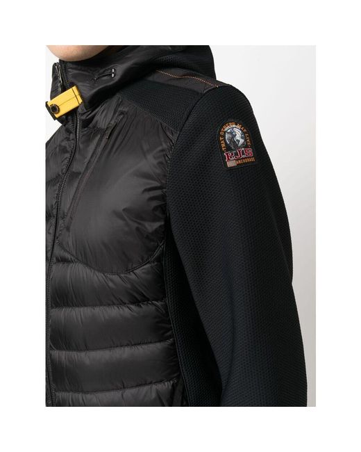Parajumpers Black Quilted Down Jacket for men