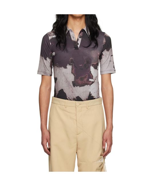 Kusikohc Multicolor Printed Polo Shirt for men