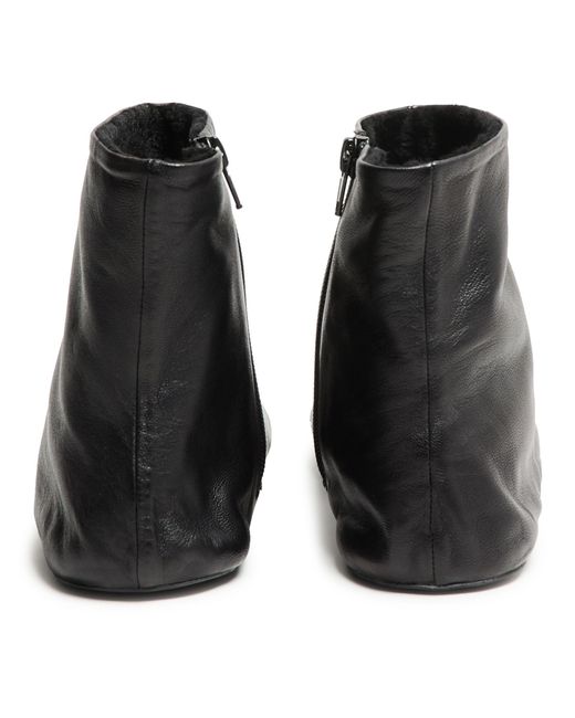 The Row Black Stella Ankle Boots