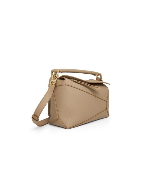 Loewe White Puzzle Small Tote Bag