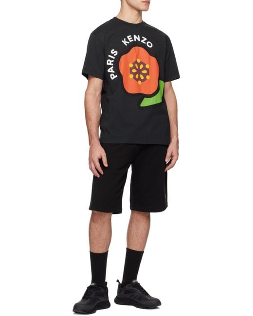 KENZO Black Pop Jersey T-Shirt for men