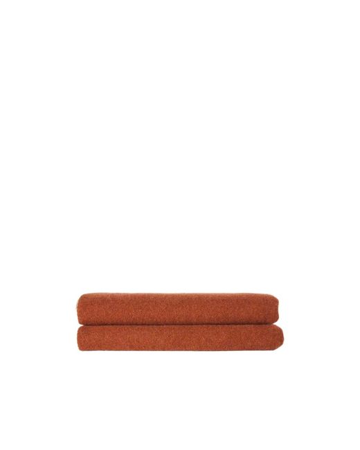 Loro Piana Brown Fringed Blanket