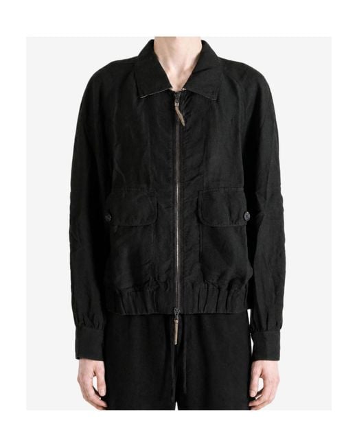 Ziggy Chen Black Casual Shirt-Style Jacket for men