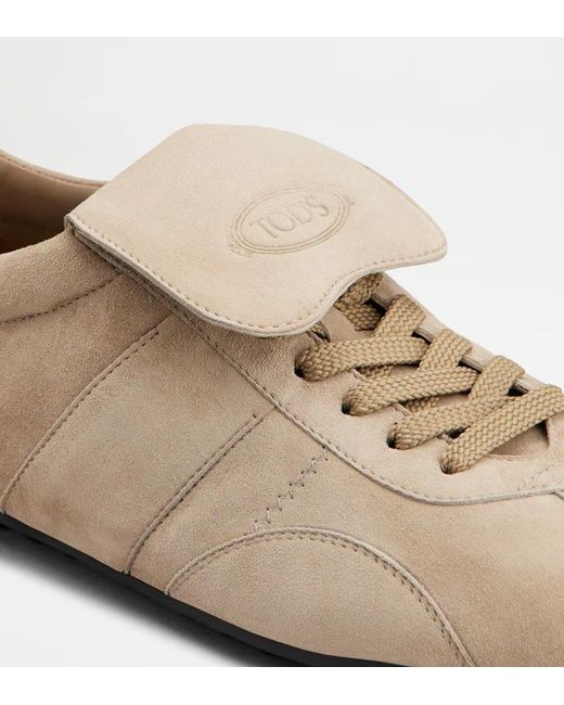 Tod's Brown Round-Toe Sneakers for men