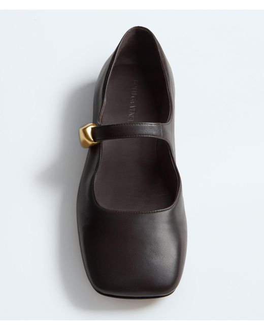 Bottega Veneta Black Charlotte Mary-Jane Ballerina