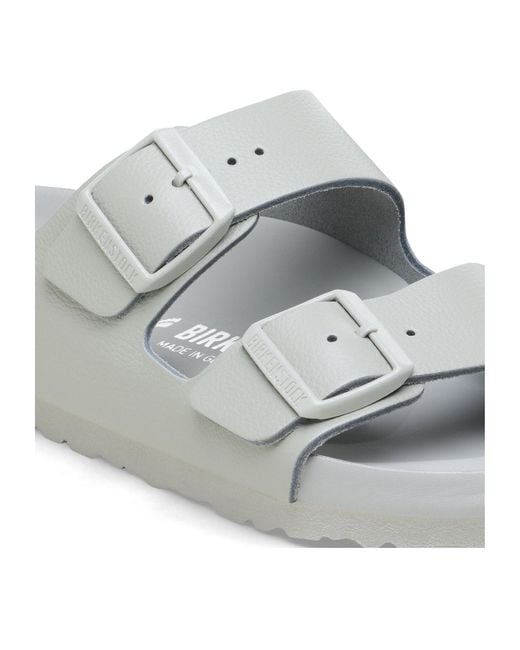 Birkenstock White Arizona Soft Footbed Slip-On Sandals for men