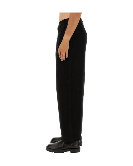 Moschino Black Casual Pants With Belt Loops for men
