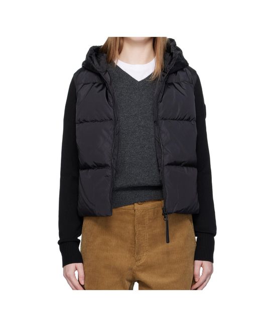 Canada Goose Black Hooded Zip-Up Jacket