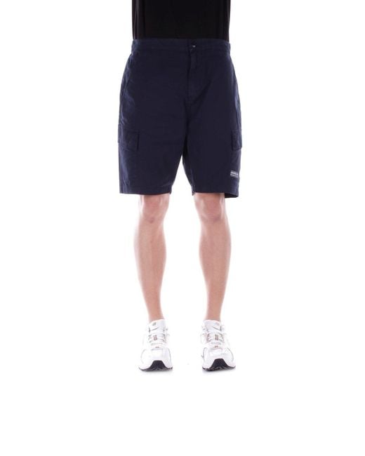 Barbour Blue International Logo Printed Shorts for men