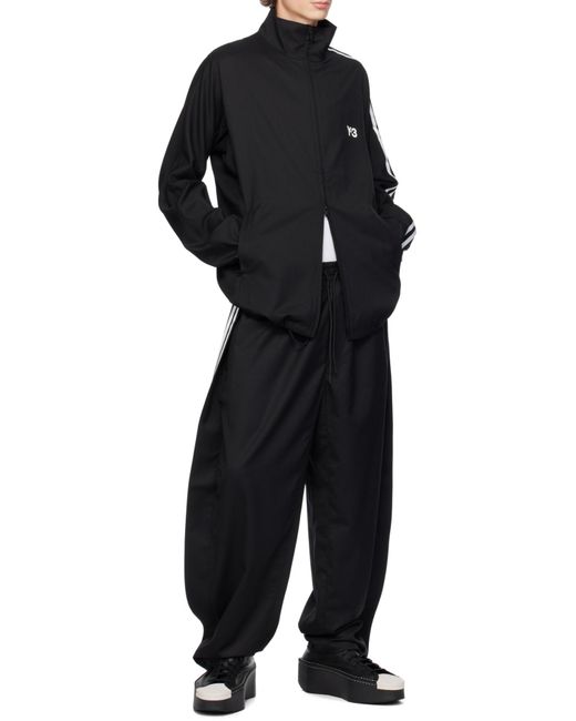 Y-3 Blue Logo-Printed Zipped Jacket for men