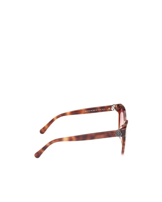 Moncler Pink Eyewear Buterfly Frame Sunglasses