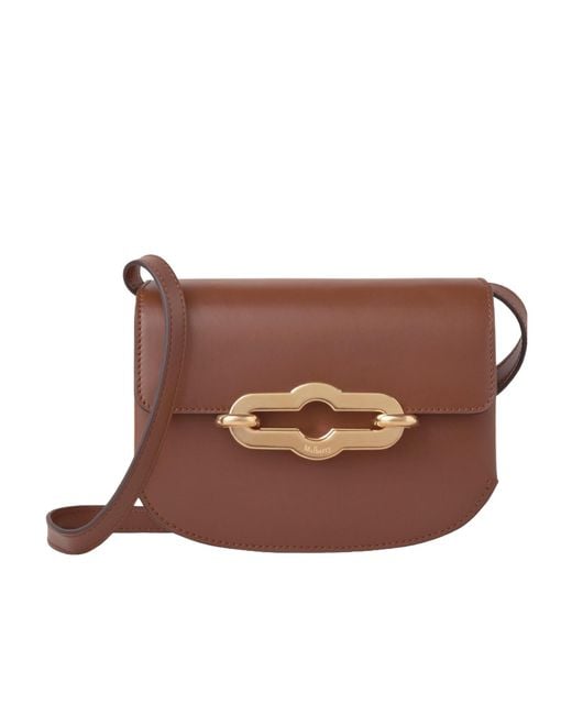 Mulberry Brown Small Pimlico Leather Satchel Bag