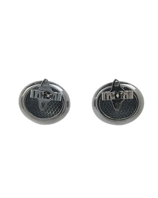 Vivienne Westwood White Saturn-Patterned Earrings