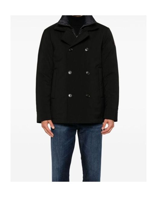 Peuterey Black Detachable-Bib Jacket for men