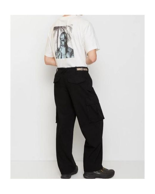 Burberry Black Straight-Leg Cargo Pants for men