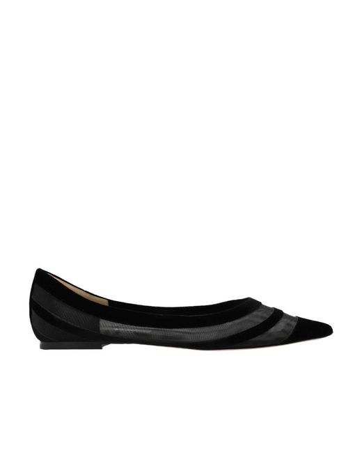 Jimmy Choo Black Love Ballet Flats
