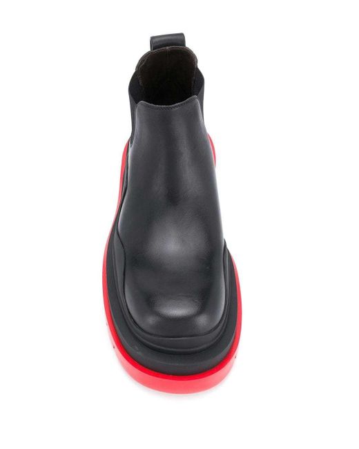 Bottega Veneta Multicolor Tire Chelsea Boots