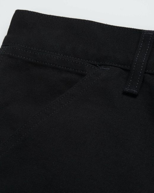 Carhartt Black Logo Patch Chino Shorts for men