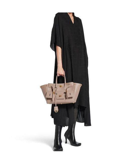 Balenciaga Natural Bel Air Carry All Bag Small