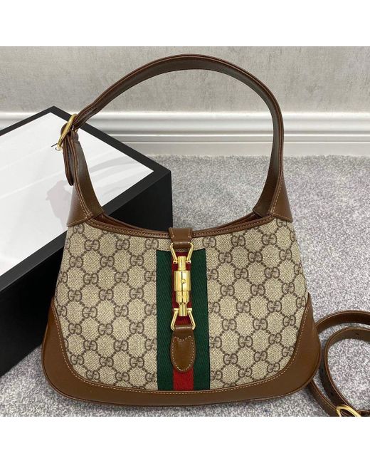 Gucci Brown Jackie 1961 Mini Shoulder Bag