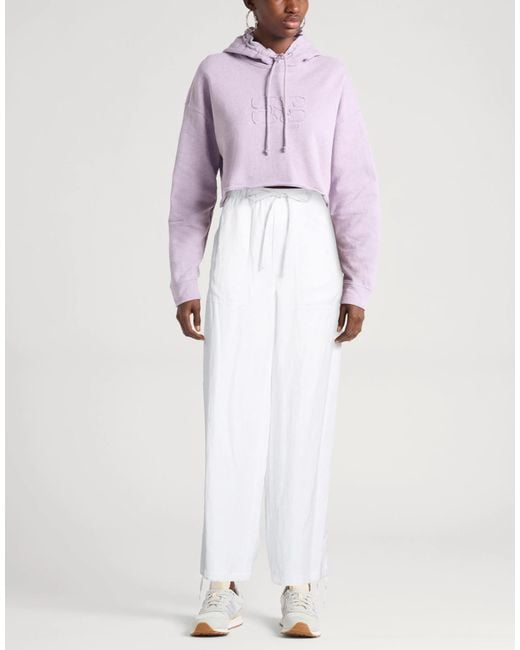 Rag & Bone White Drawstring Loose Trousers