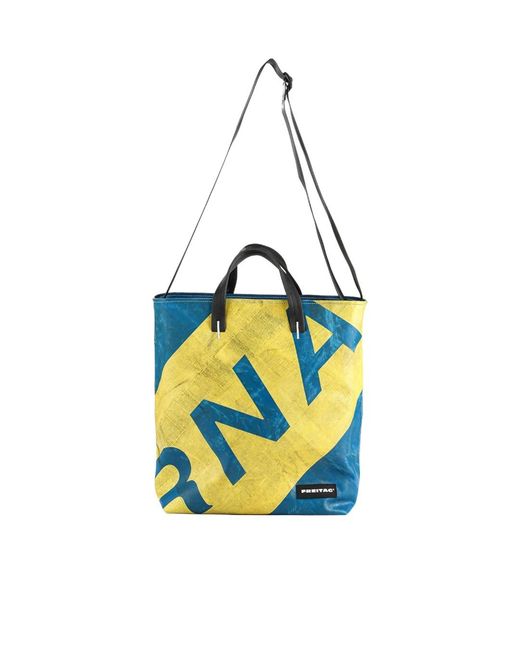 Freitag Blue Logo Shoulder Bag