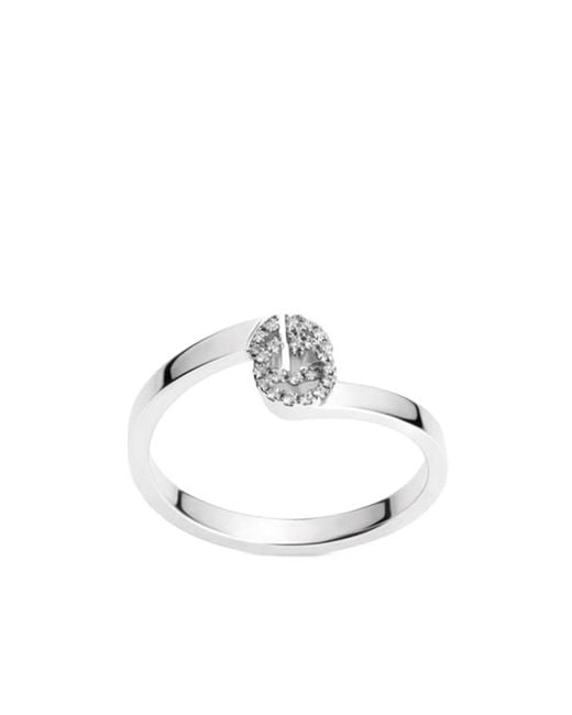 Gucci White Logo Ring