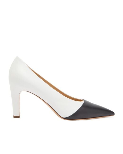 Gabriela Hearst Metallic Colour-Blocked Leather Pumps