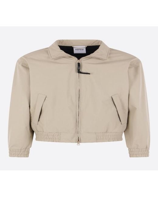 Aspesi Natural Elasticated-Trim Jacket for men