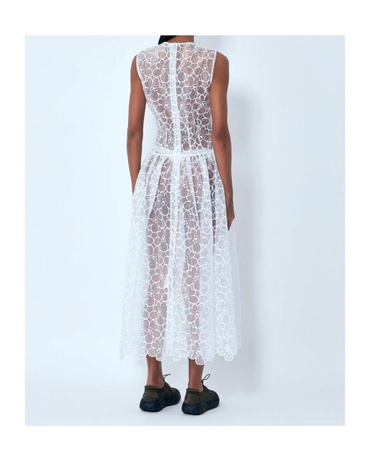 CECILIE BAHNSEN Blue Sleeveless Dress