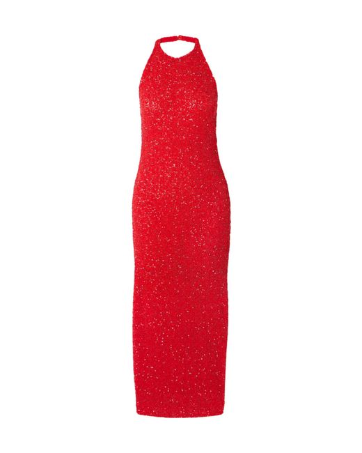 TOVE Red Colette Sequin Maxi Dress