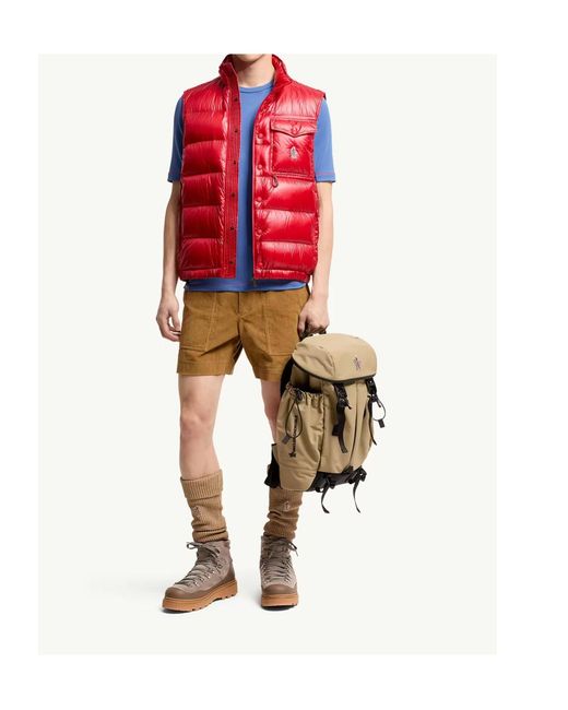 Moncler Red Uychi Padded Vest for men