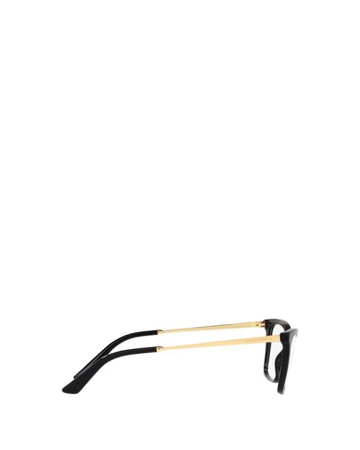 Dolce & Gabbana White Eyewear Rectangular Frame Glasses
