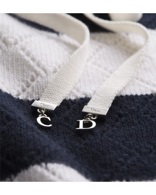 Dior Blue Marinière Sweater Vest