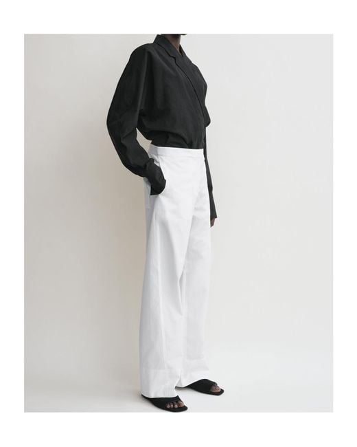 Totême  Black Wrap Blouse