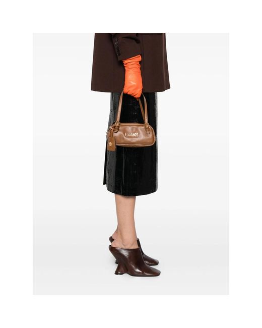 Versace Natural Tag Bowling Zipped Mini Bag