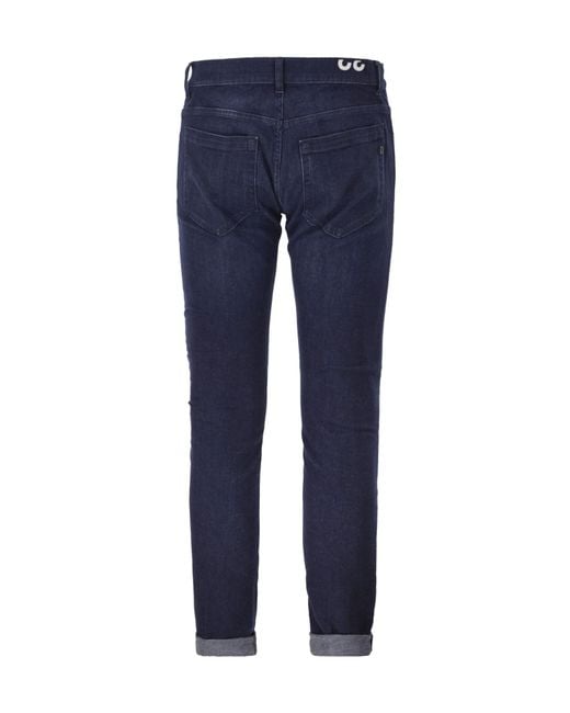 Dondup Blue George Skinny Fit Jeans for men