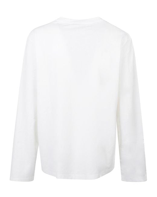 Acne White T-Shirt for men