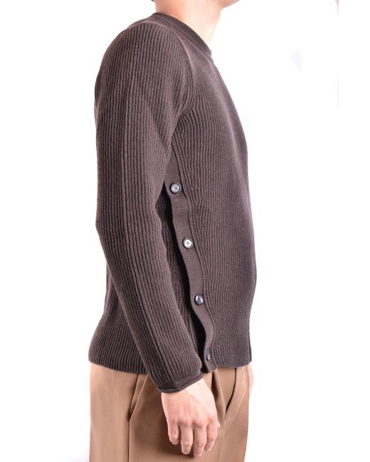 Moschino Purple Long-Sleeved Sweater for men