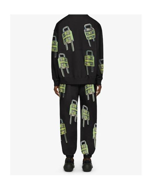 Givenchy Black 4G Lock Track Pants for men