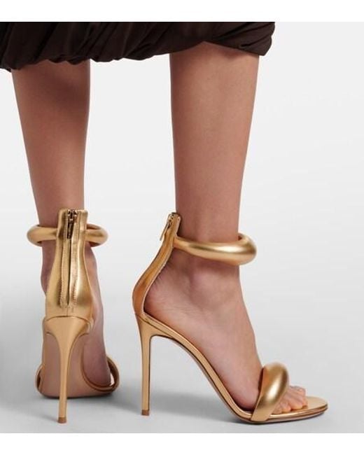 Gianvito Rossi Natural Genuine Leather High Heel Sandals