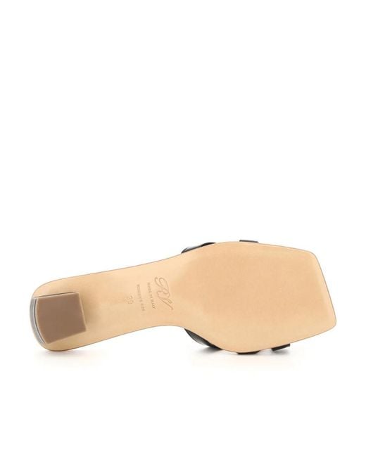 Roger Vivier White Logo Flip-Flops