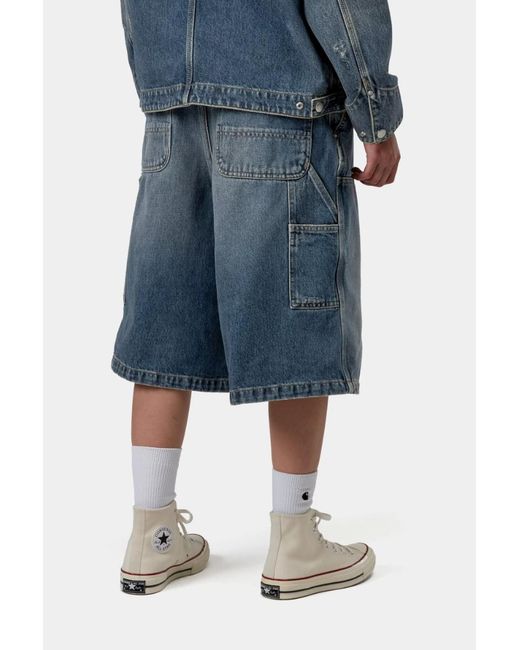 Carhartt Blue W' Nixon Double Knee Short